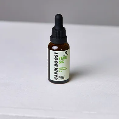 CAPIX BOOST 5% — мягкий бустер против выпадения и для роста волос, 30 мл