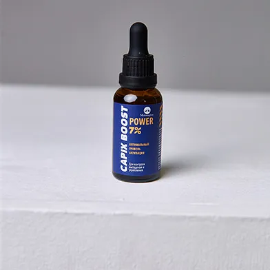 CAPIX BOOST 7% — лосьон-бустер для роста волос и против выпадения, 30 мл